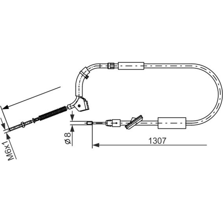 Handbremsseil 1987477223 Handbremsseil 1987477223
