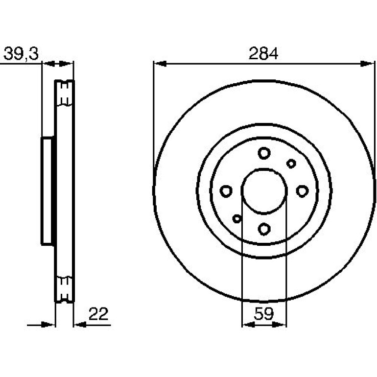 Bremsscheibe VA 0 986 478 786 Bremsscheibe VA 0 986 478 786