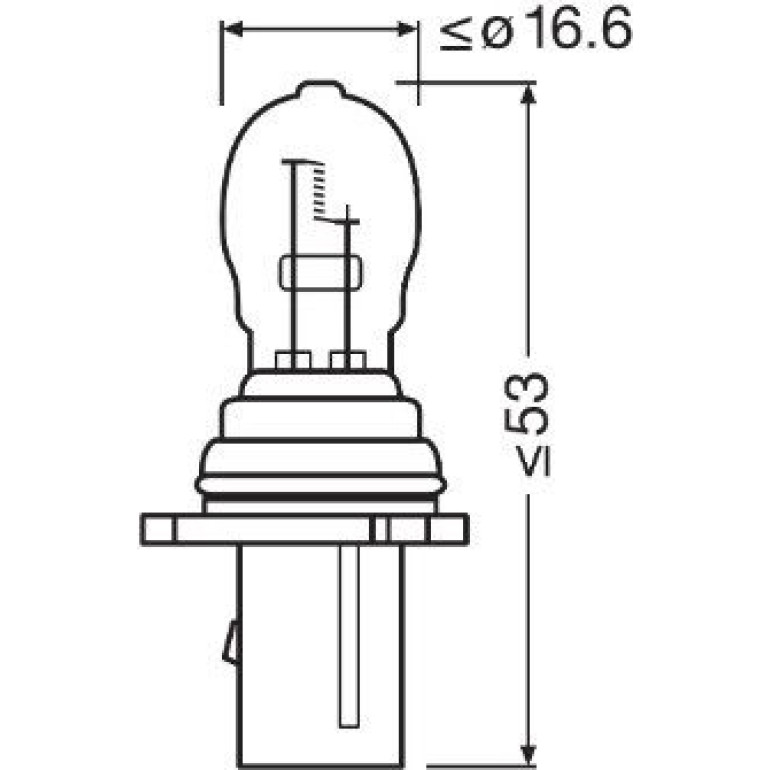 OSRAM P13W 13W 12V PG18,5d-1 828 OSRAM P13W 13W 12V PG18,5d-1 828