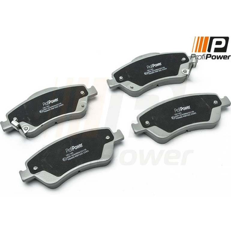 PROFIPOWER Bremsbelagsatz, Scheibenbremse 1B1193 PROFIPOWER Bremsbelagsatz, Scheibenbremse 1B1193