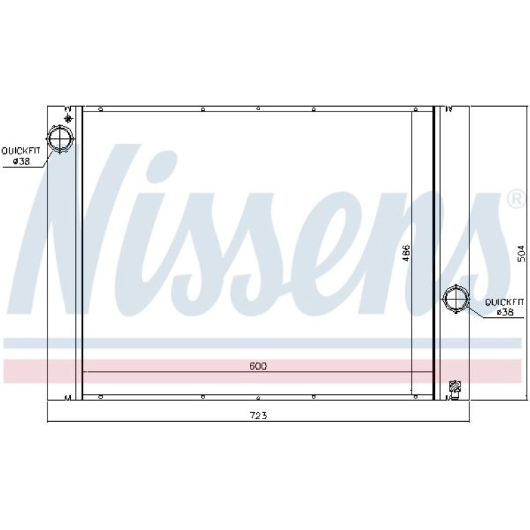 Wasserkühler PKW 60848 Wasserkühler PKW 60848