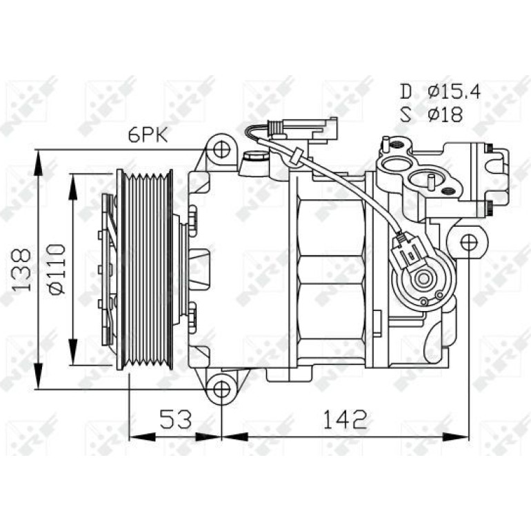 Kompressor, Klimaanlage 32463 Kompressor, Klimaanlage 32463