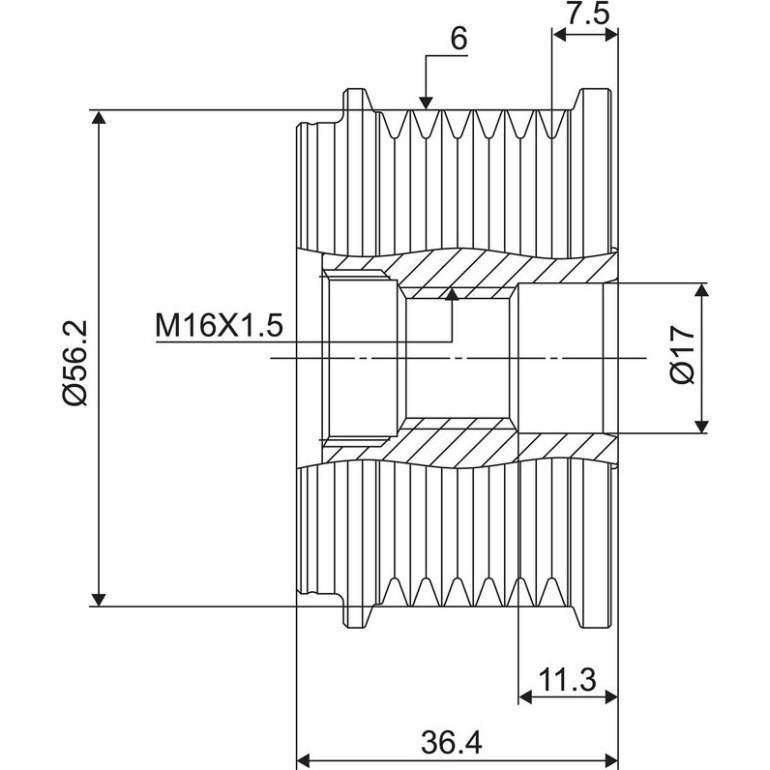 Generatorfreilauf 588059 Generatorfreilauf 588059