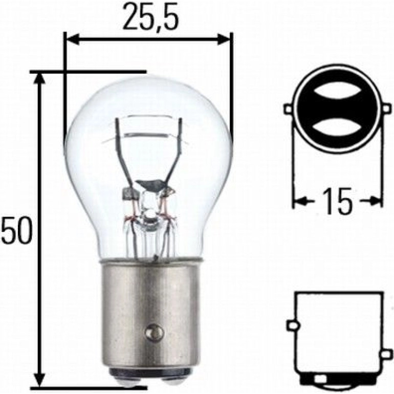 HELLA Glühlampe 8GD 002 078-123 HELLA Glühlampe 8GD 002 078-123