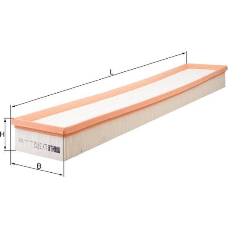 MAHLE Luftfilter LX 3772 MAHLE Luftfilter LX 3772