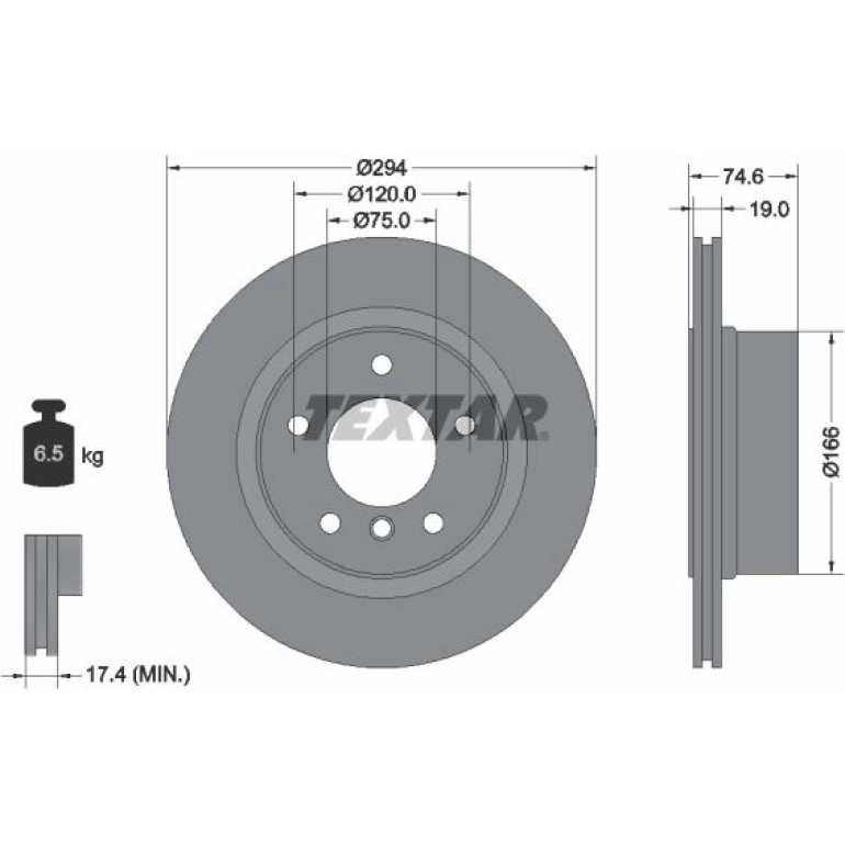 Bremsscheibe Bmw T. E85 Z4 03- 2.5-3.0 92146103
