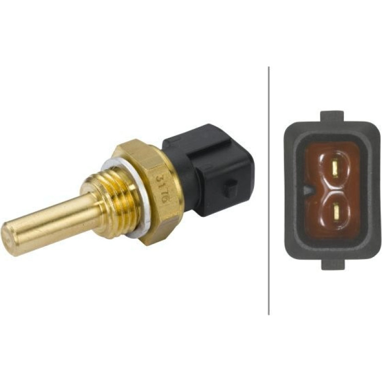 HELLA Sensor, Kühlmitteltemperatur 6PT 009 107-471 HELLA Sensor, Kühlmitteltemperatur 6PT 009 107-471