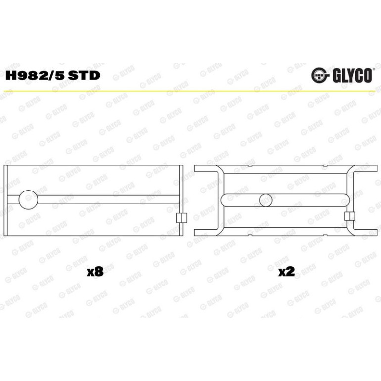 KURBELWELLENLAGER H982/5 STD