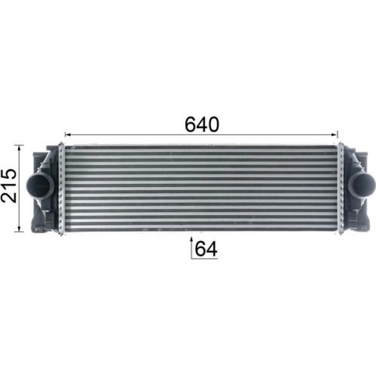 MAHLE Ladeluftkühler CI 368 000P MAHLE Ladeluftkühler CI 368 000P