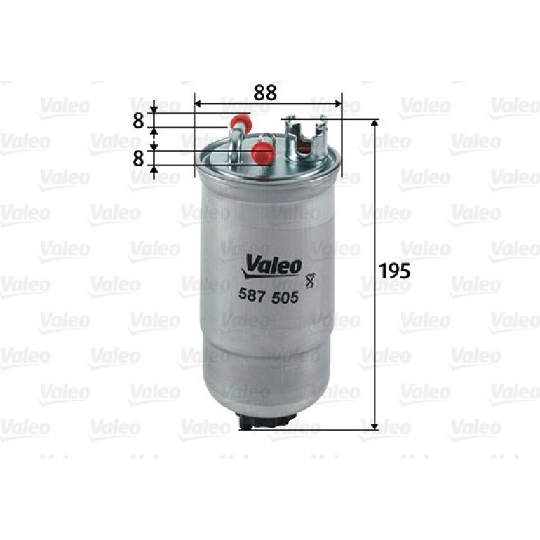 VALEO Kraftstofffilter 587505 VALEO Kraftstofffilter 587505