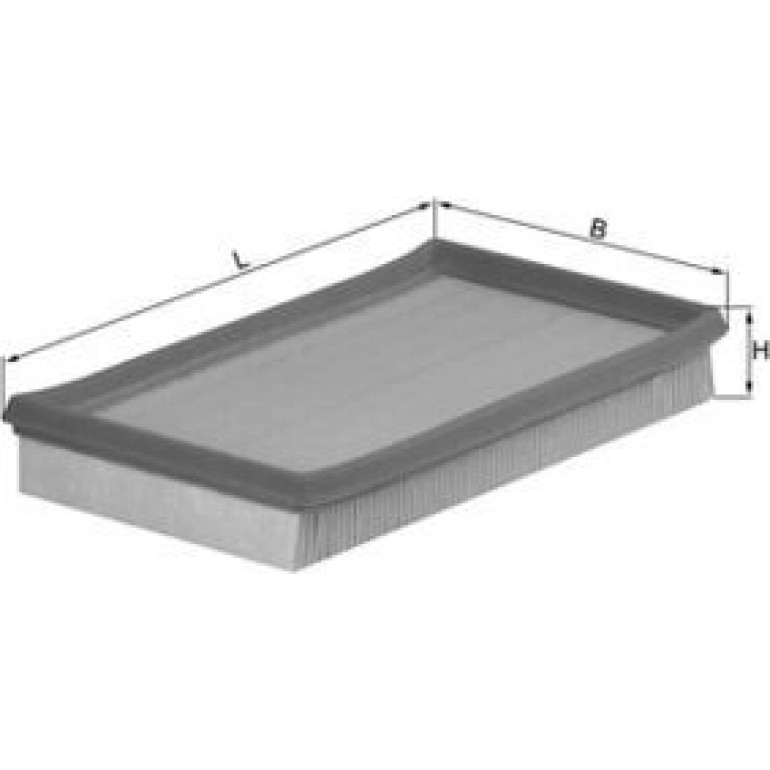 MAHLE Luftfilter LX 1148 MAHLE Luftfilter LX 1148