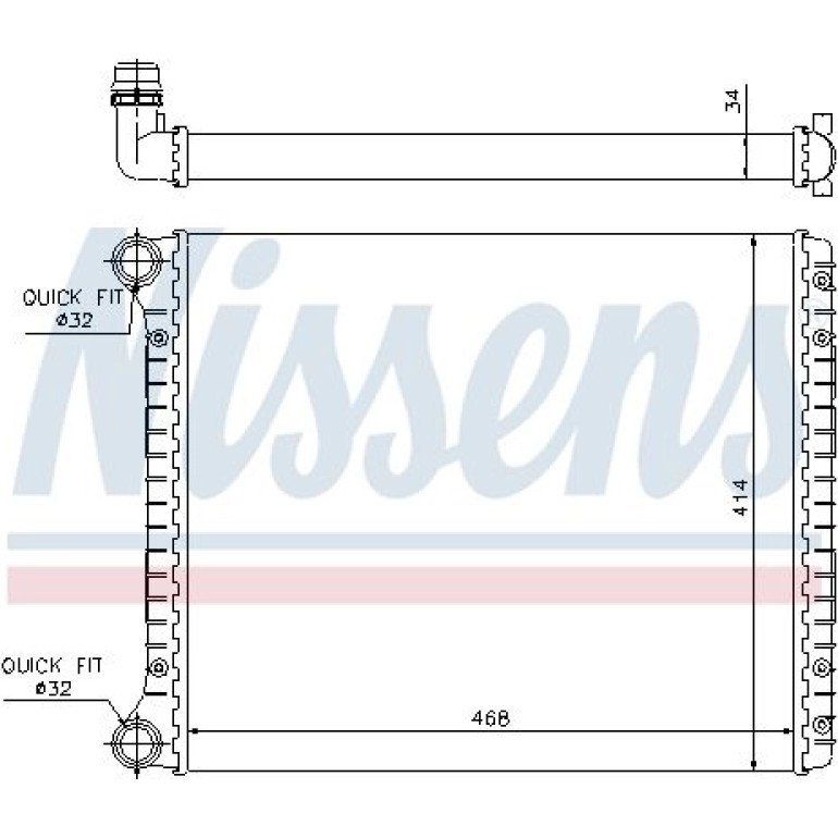 Wasserkühler PKW 60426 Wasserkühler PKW 60426