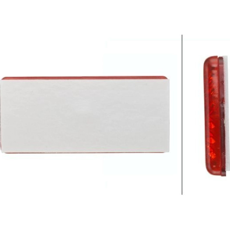 Rückstrahler rot 8RA 004 412-021 Rückstrahler rot 8RA 004 412-021