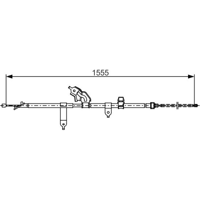 Handbremsseil li 1987482221 Handbremsseil li 1987482221