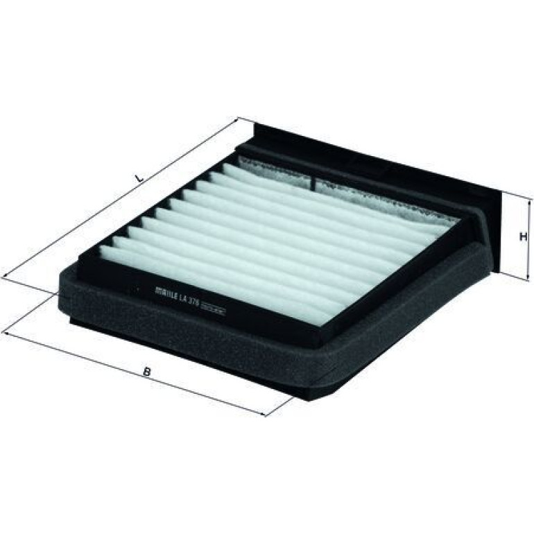 MAHLE Filter, Innenraumluft LA 376 MAHLE Filter, Innenraumluft LA 376