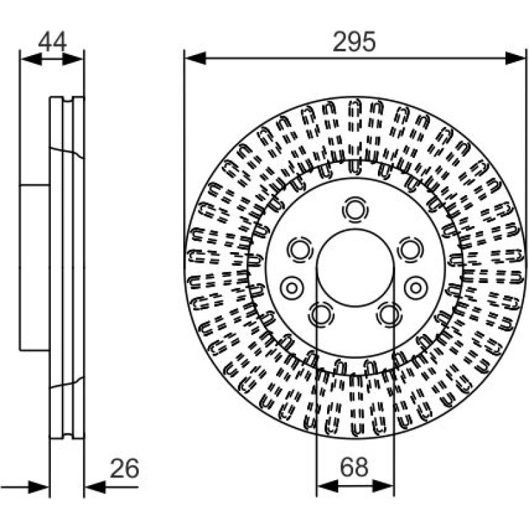 85 481 107 Bremsscheibe VA 0 986 479 D16 85 481 107 Bremsscheibe VA 0 986 479 D16