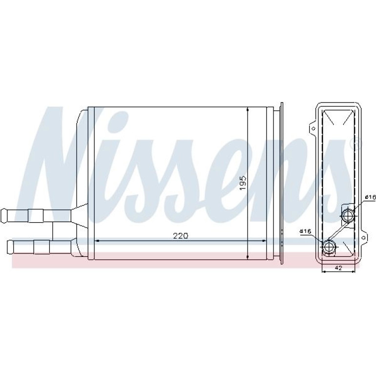 Heizkühler PKW 73984 Heizkühler PKW 73984