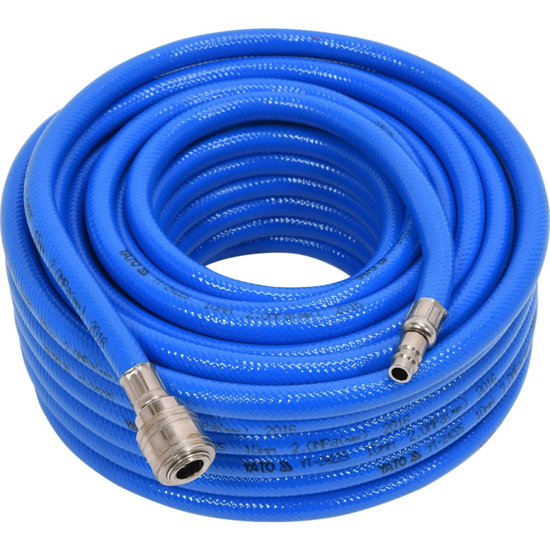 Druckluftschlauch Pvc M. Schnellkupplung Innen O 10Mm 20 M YT-24225 Druckluftschlauch Pvc M. Schnellkupplung Innen O 10Mm 20 M YT-24225