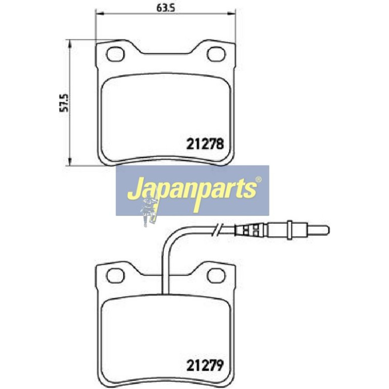 Japanparts Bremsbeläge PP-0616AF