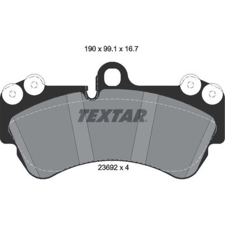 Bremsbelagsatz Vw P. Touareg 2.5Tdi/3.2V6 2369202 Bremsbelagsatz Vw P. Touareg 2.5Tdi/3.2V6 2369202
