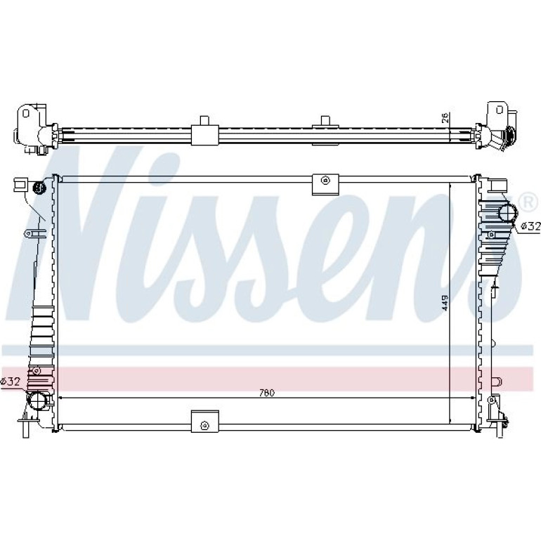 Wasserkühler PKW 630709 Wasserkühler PKW 630709