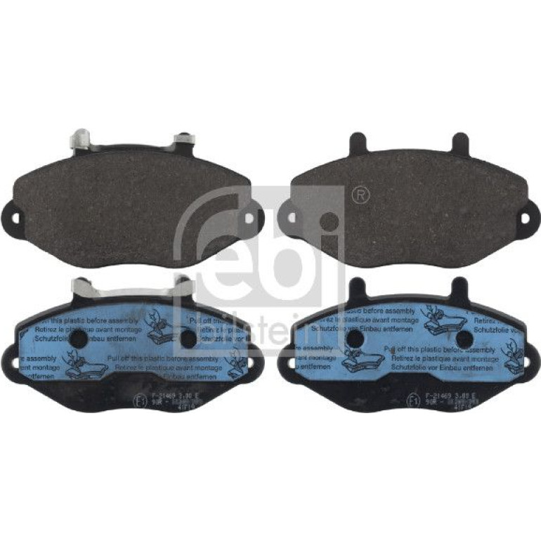 FEBI BILSTEIN Bremsbeläge 116070 FEBI BILSTEIN Bremsbeläge 116070