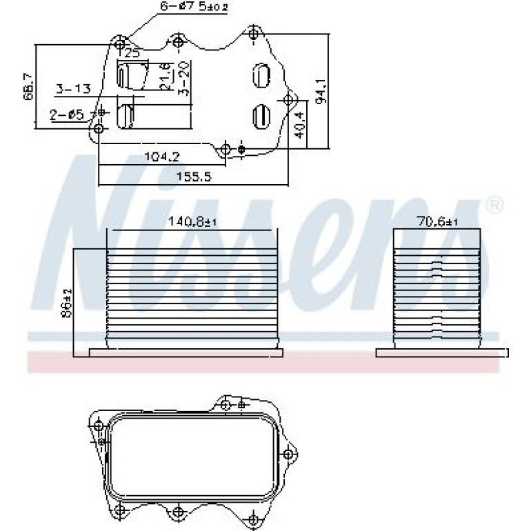 Ölkühler PKW 91359 Ölkühler PKW 91359
