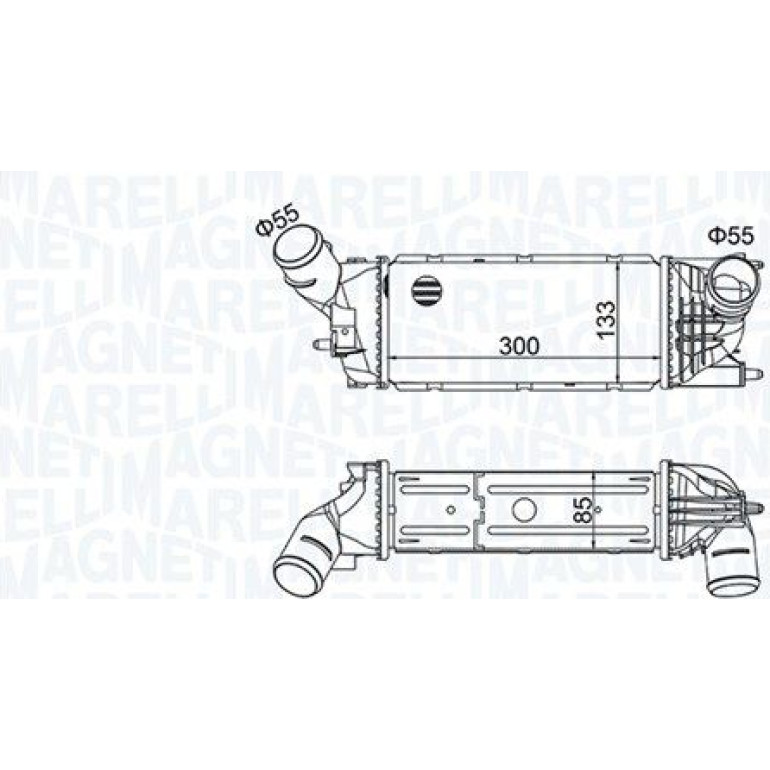 MAGNETI MARELLI Ladeluftkühler 351319205120 MAGNETI MARELLI Ladeluftkühler 351319205120