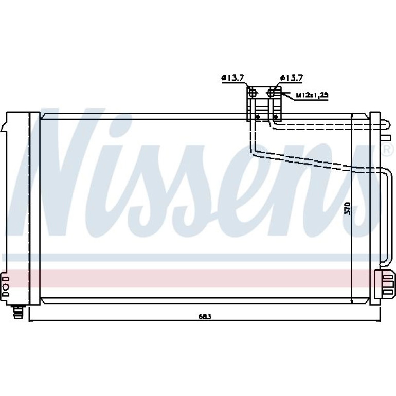 Kondensator PKW 94544 Kondensator PKW 94544