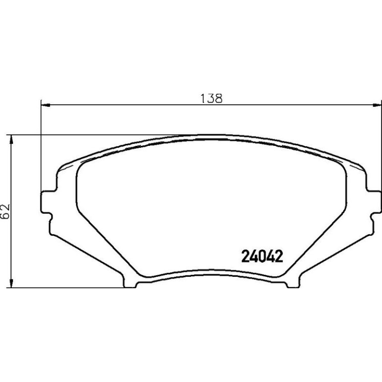 BREMBO Bremsklötze VA P 49 034 BREMBO Bremsklötze VA P 49 034