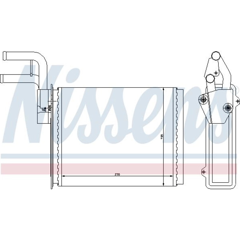 NISSENS Heizkörper 73987 NISSENS Heizkörper 73987