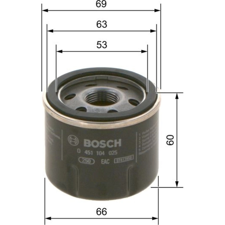 Ölfilter 0 451 104 025 Ölfilter 0 451 104 025