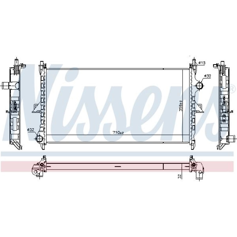 Wasserkühler PKW 636019 Wasserkühler PKW 636019