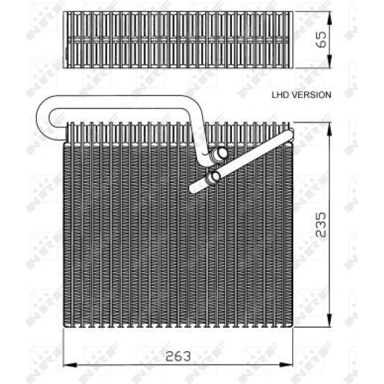 Verdampfer, Klimaanlage NRF36102 Verdampfer, Klimaanlage NRF36102
