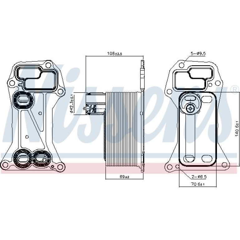 Ölkühler PKW 90901 Ölkühler PKW 90901