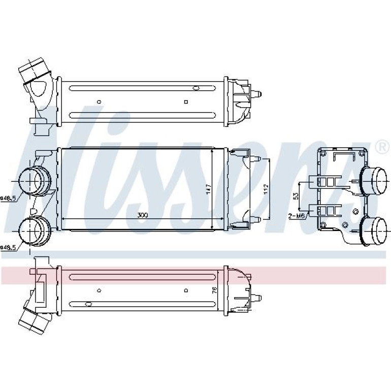 Ladeluftkühler PKW 96514 Ladeluftkühler PKW 96514