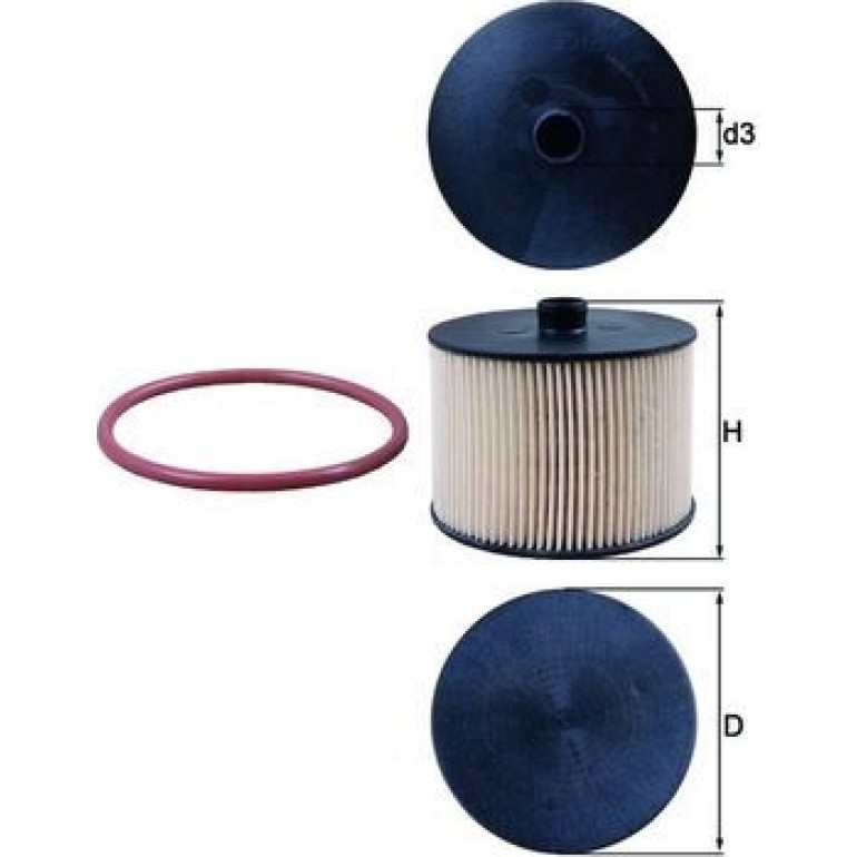 MAHLE Kraftstofffilter KX 201D MAHLE Kraftstofffilter KX 201D