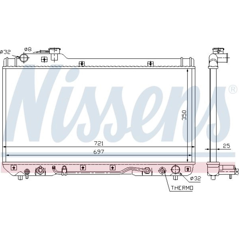 Wasserkühler PKW 64761 Wasserkühler PKW 64761