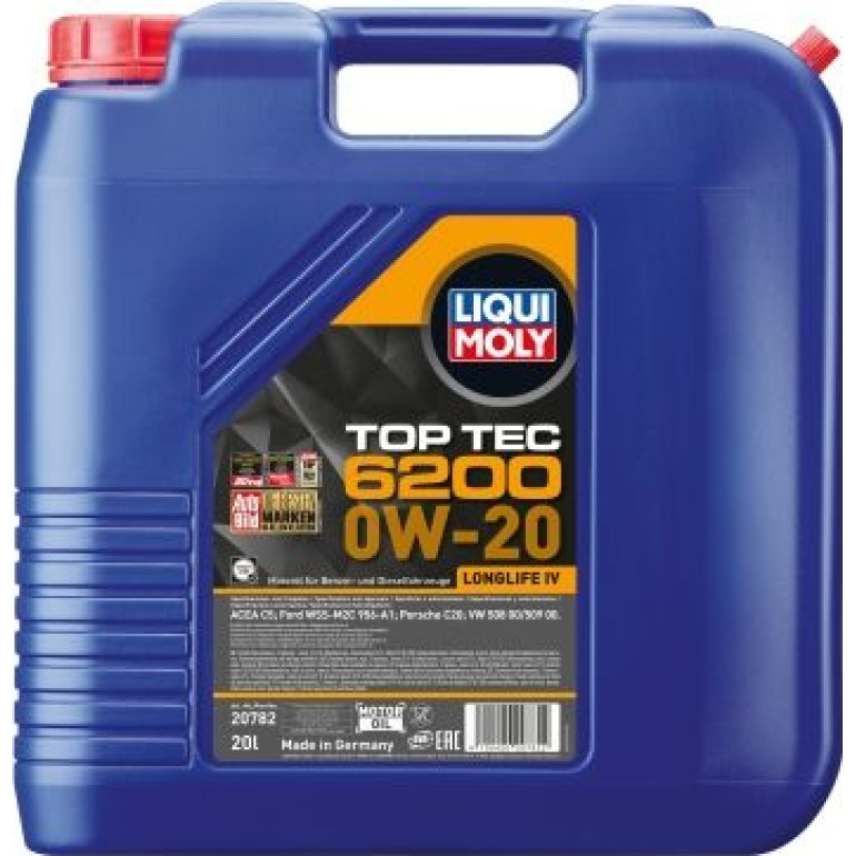 Liqui Moly Top Tec 6200 0W-20 20 l 20782 Liqui Moly Top Tec 6200 0W-20 20 l 20782