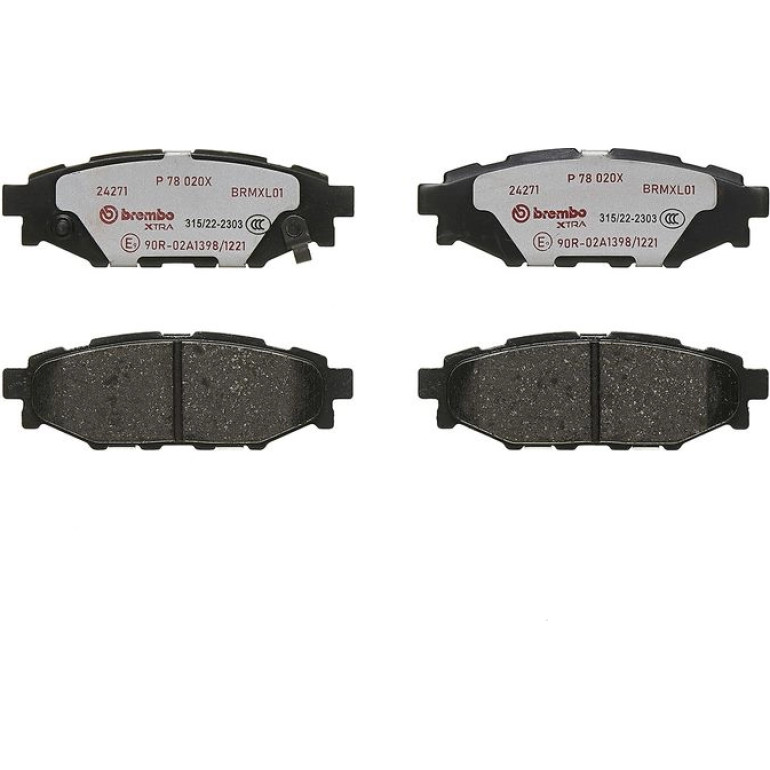 BREMBO Bremsklötze HA P 78 020X BREMBO Bremsklötze HA P 78 020X