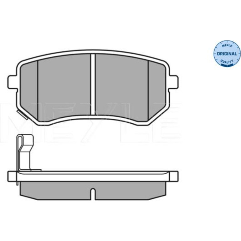 Bremsbelagsatz Kia T. Picanto 04-/I10 08- Mit Sensor 025 242 7614/W Bremsbelagsatz Kia T. Picanto 04-/I10 08- Mit Sensor 025 242 7614/W