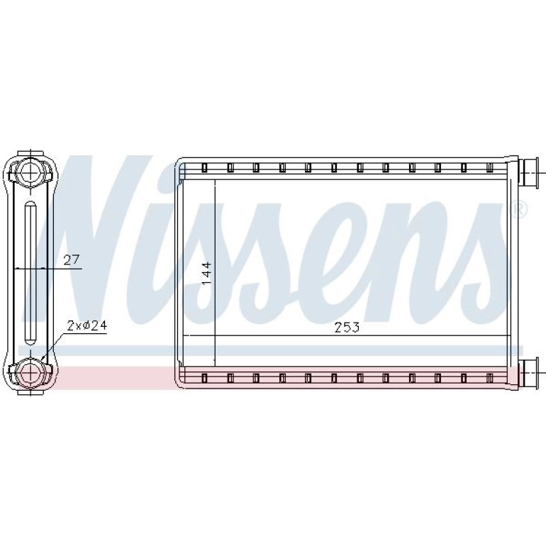 Heizkühler PKW 70523 Heizkühler PKW 70523
