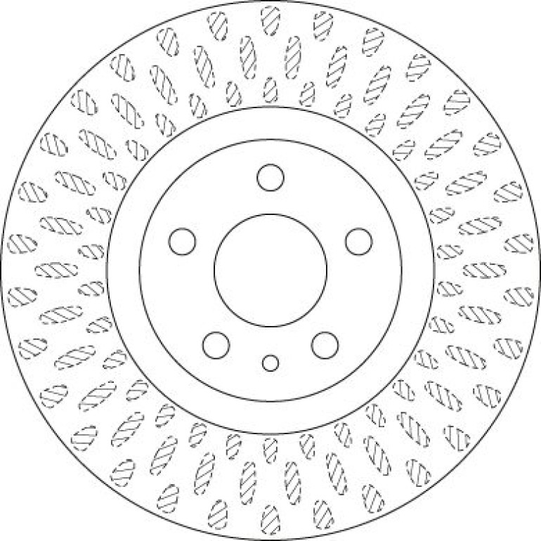 40 481 066 Bremsscheibe VA DF6522 40 481 066 Bremsscheibe VA DF6522