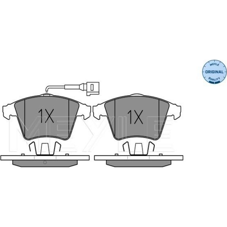 Bremsbelagsatz Vw P. Multivan/T5 03- Mit Sensor 025 237 4619/W
