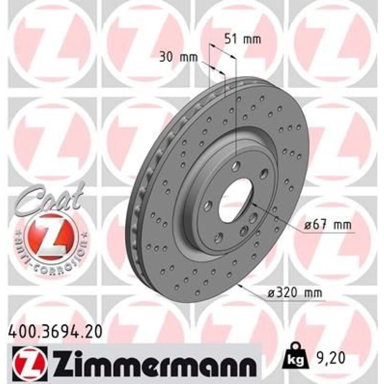 15 481 121 Bremsscheibe VA 400.3694.20 15 481 121 Bremsscheibe VA 400.3694.20