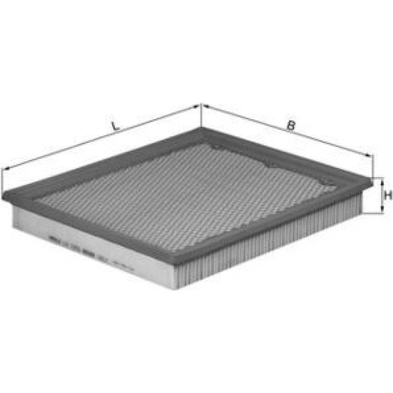 MAHLE Luftfilter LX 1272 MAHLE Luftfilter LX 1272