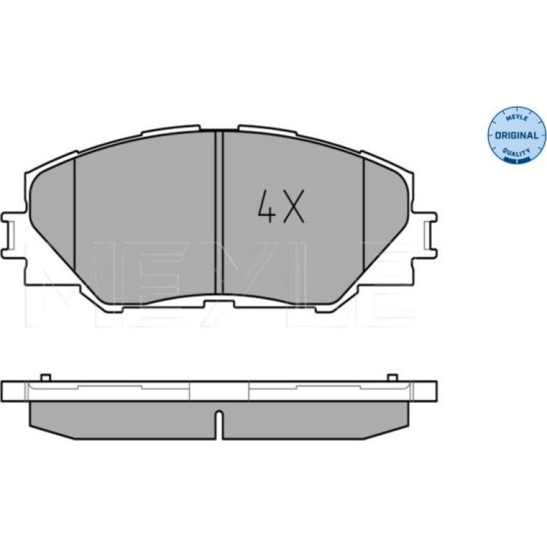 Bremsbelagsatz Toyota P. Rav4 Iii 2.0B/2.2D 06 025 243 3717 Bremsbelagsatz Toyota P. Rav4 Iii 2.0B/2.2D 06 025 243 3717