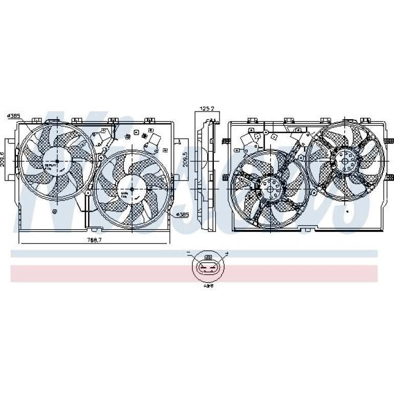 Kühlerlüfter PKW 850001 Kühlerlüfter PKW 850001