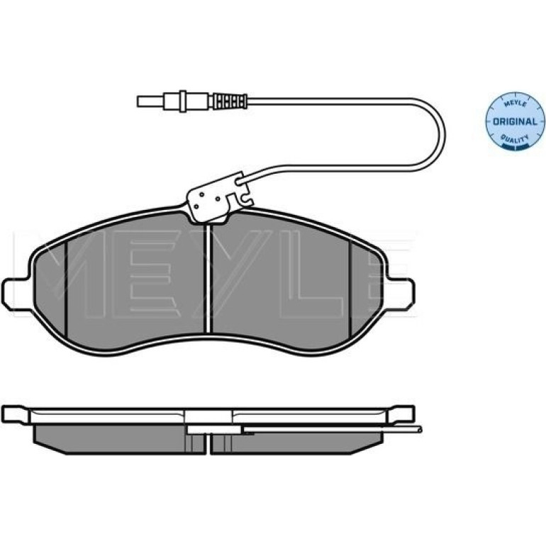 Bremsbelagsatz Citroen P. Jumpy/Scudo/Expert 07- Mit Sensor 025 245 9518/W Bremsbelagsatz Citroen P. Jumpy/Scudo/Expert 07- Mit Sensor 025 245 9518/W