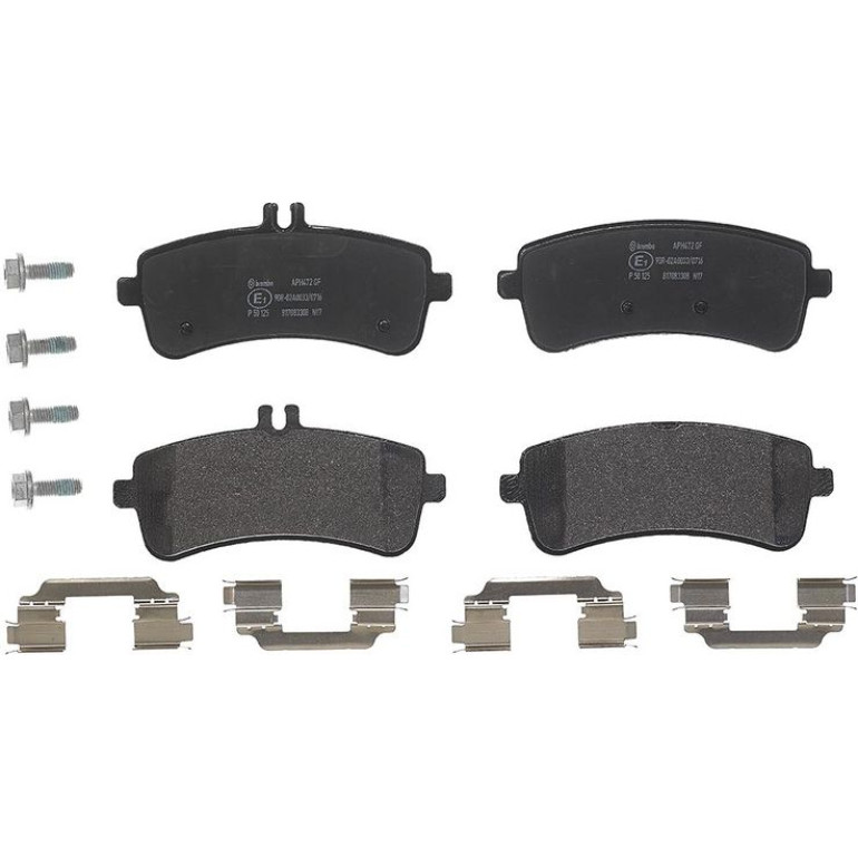 BREMBO Bremsklötze HA P 50 125 BREMBO Bremsklötze HA P 50 125
